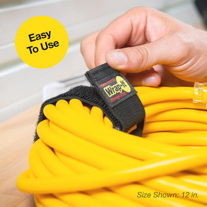 Super-Stretch Wrap-It Storage Straps - 24" (4 Pack) Black Pack),