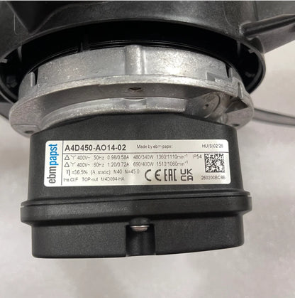 A4D450-AO14-02 for ebmpapst AC 400/480VAC for Industrial Cabinet Cooling Fan