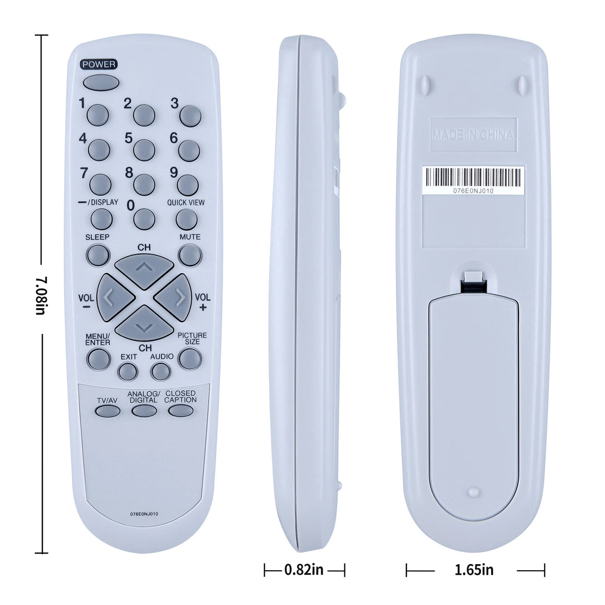 076E0NJ010 Remote Control For Sansui SDTV DFTV200 DFTV270 DTV1300 DTV3200A