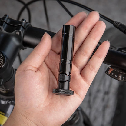 Handlebar End Plugs with Tubeless Tire Repair Kit - Insert Black
