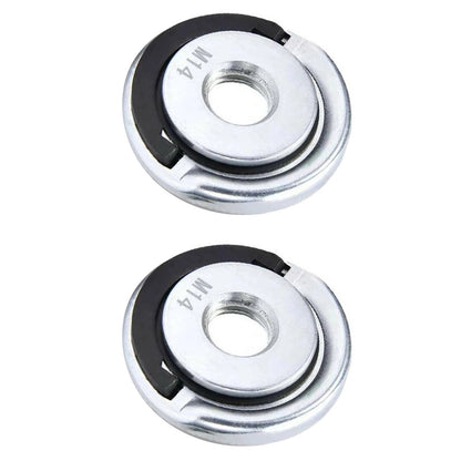 Two M14 Pressing Flanges Quick Release Fastener for Grinder Discs and Cup Wheels