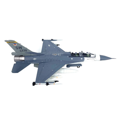 F-16D Falcon Jet Fighter Aircraft Diecast Model 1:72 Scale Alloy 21cm Length