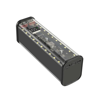 Portable DIY Charger 22.5W PD Fast Charge 3 Devices Simultaneous LED Display