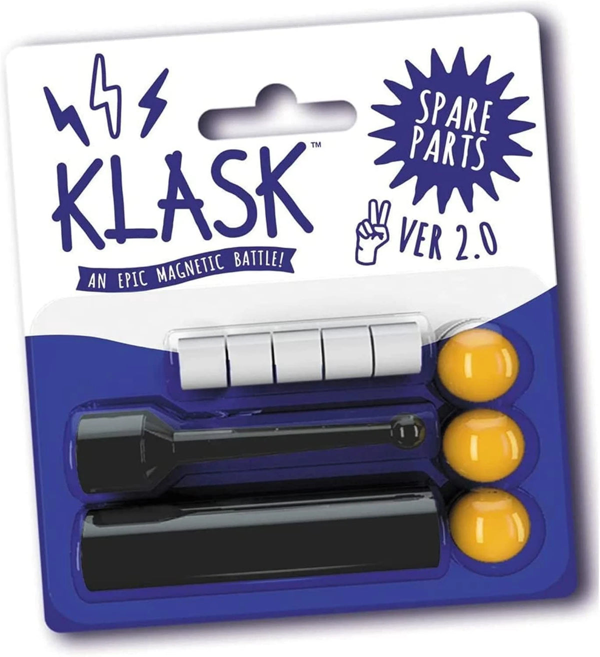 KLASK Game Spare Part Set 2.0 - for All Games - The One Size, Various