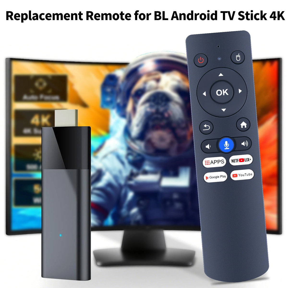 Voice Remote Control For BL Android TV Stick 4K