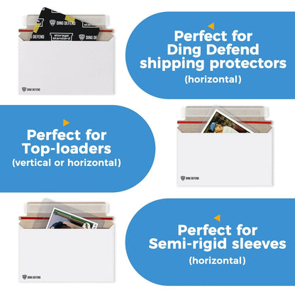 110-Pack Card Shipping Envelopes - 7 x 4.35 7 x inches, White - 110 Pack