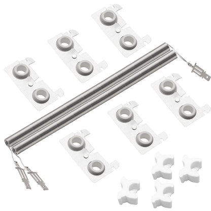 Upgraded Dryer Heating Element Coils Kit WE11X10007 WE11M23 with 6 Ceramics...