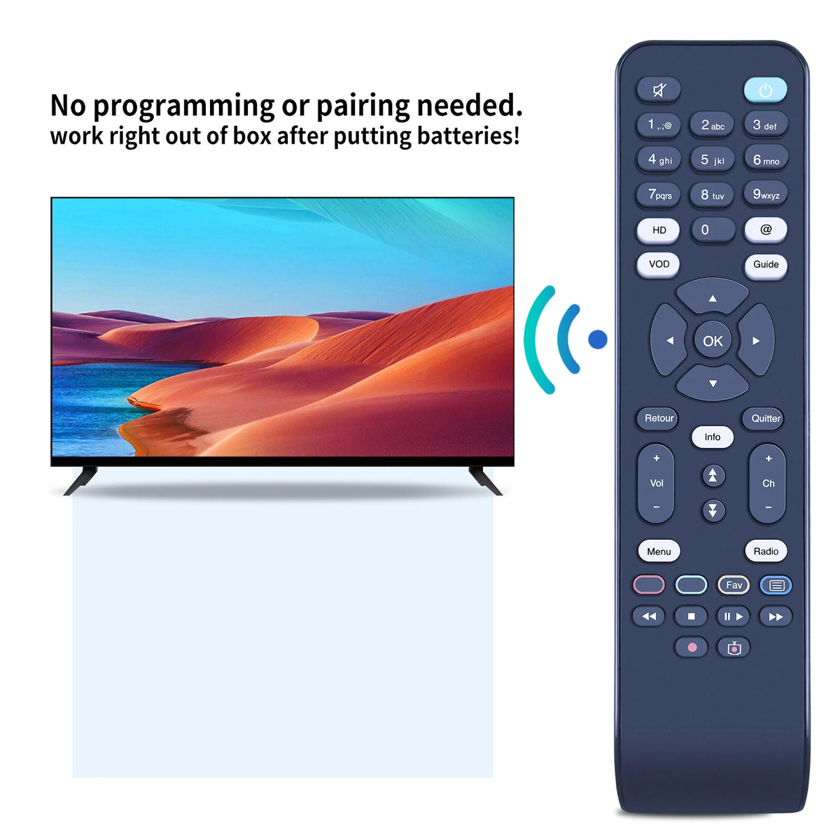 RC1994201/01 For Darty Replacement Remote Control