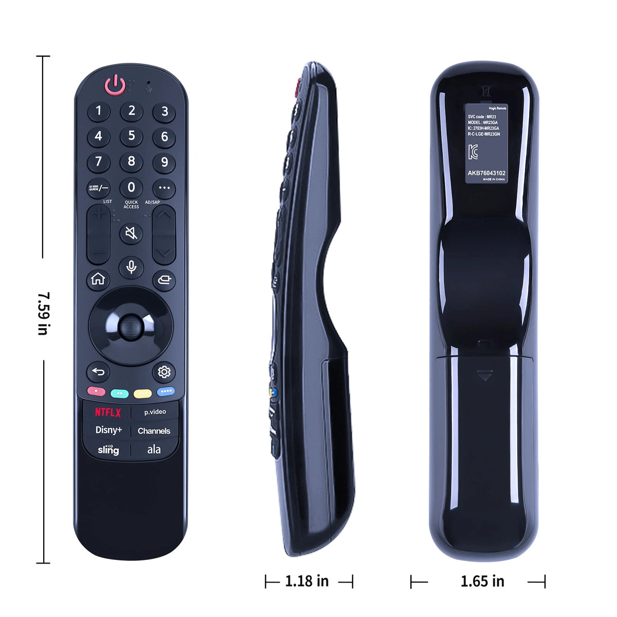 Remote Control MR23GA AKB76043102 For LG LCD TV IR without Voice/Cursor 86QNED80