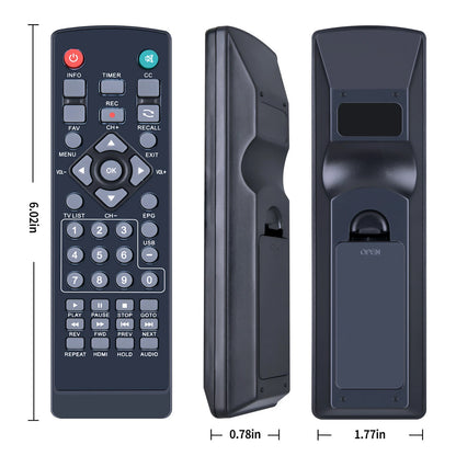 Remote Control For Mediasonic Homeworx HW130STB Digital TV Converter Box
