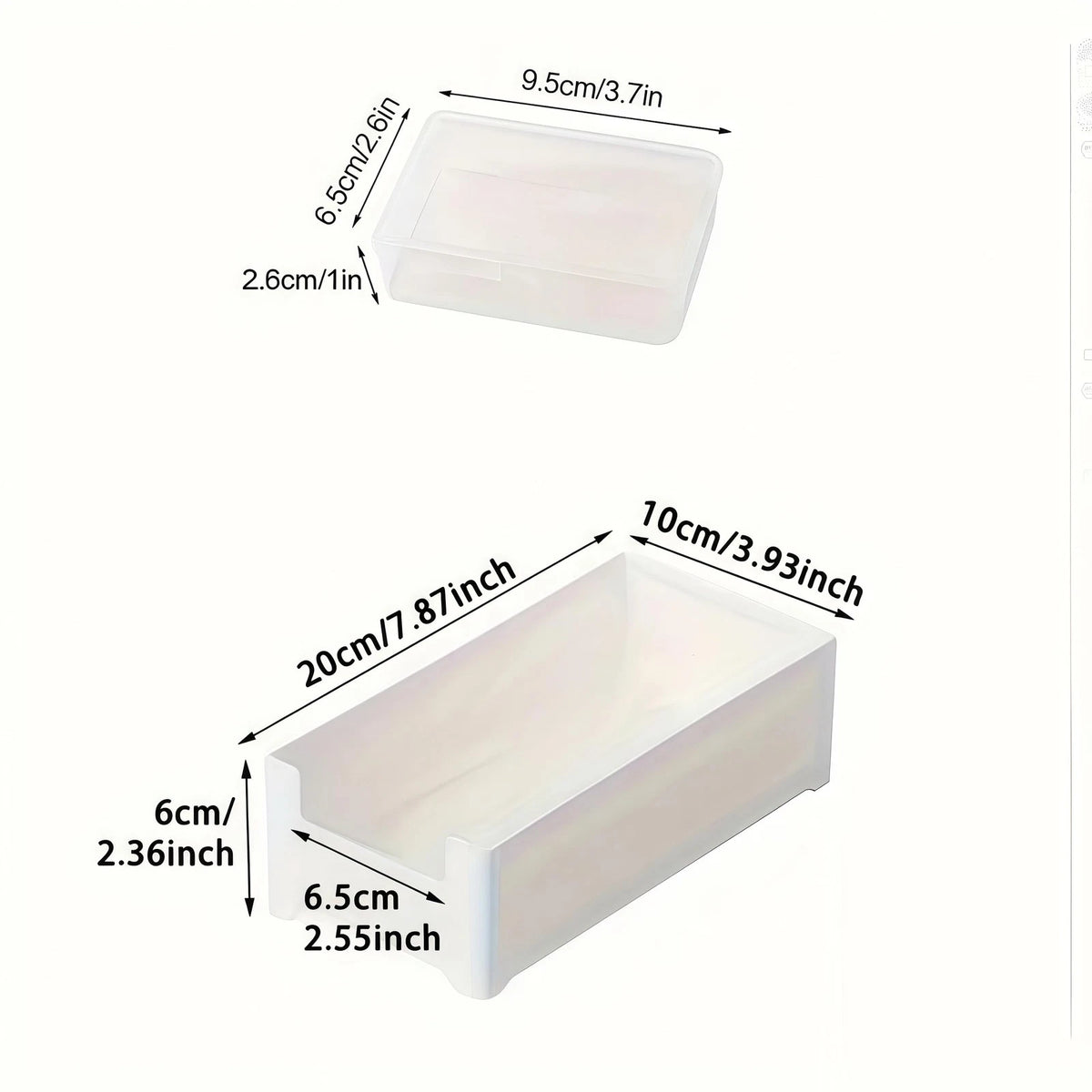 7 Case Cable Storage 20x10x6cm/7.87*3.9x2.36 inches, 7 Cases + 7 Straps