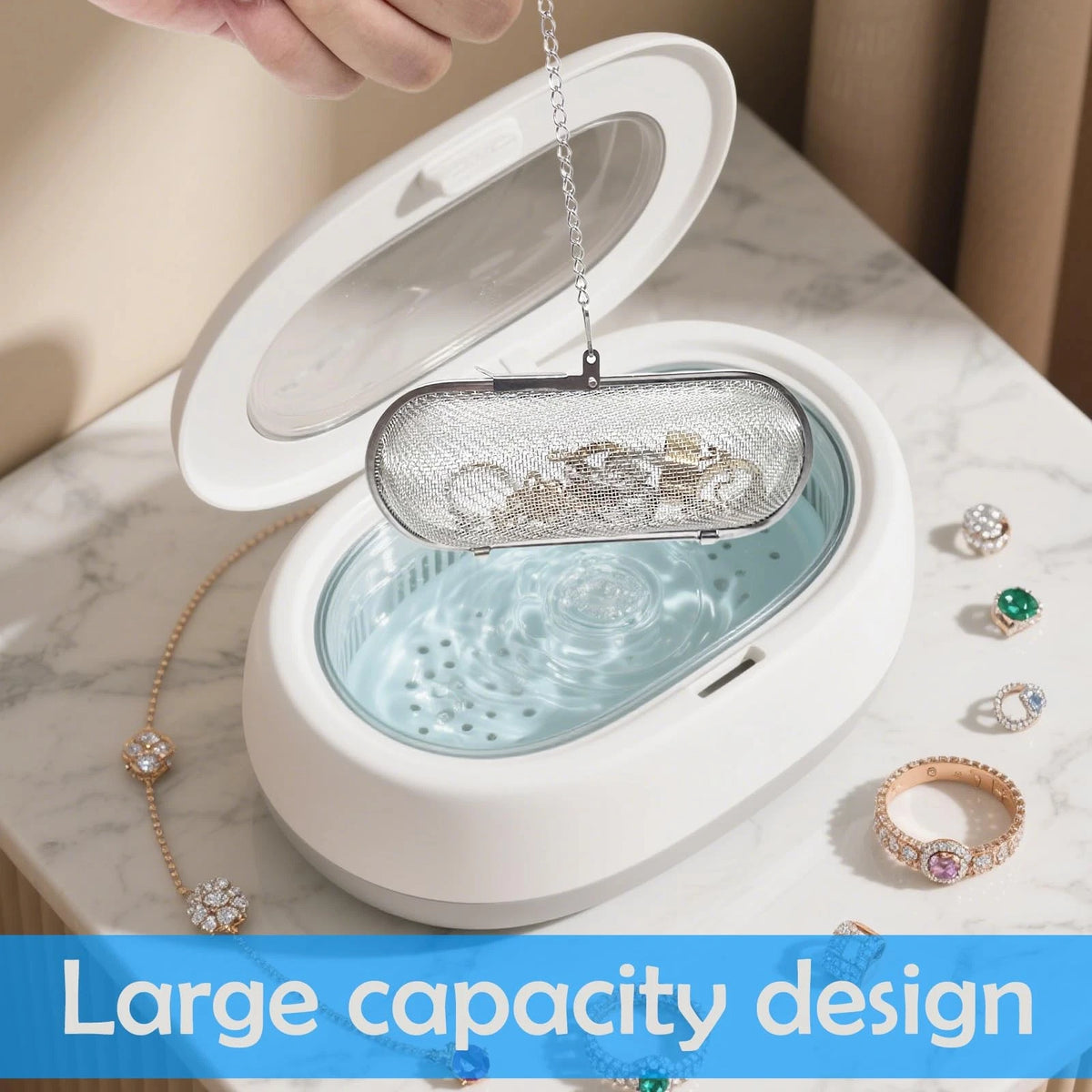 4PCS Stainless Steel Ultrasonic Cleaner Basket - Professional Jewelry &...