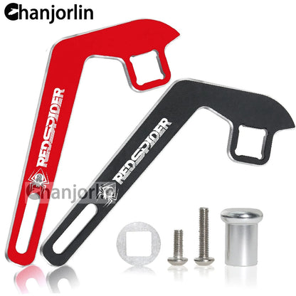Chanjorlin 1/10 RC Crawler Car TRX-4 Aluminum Transmitter Steering Wheel Red