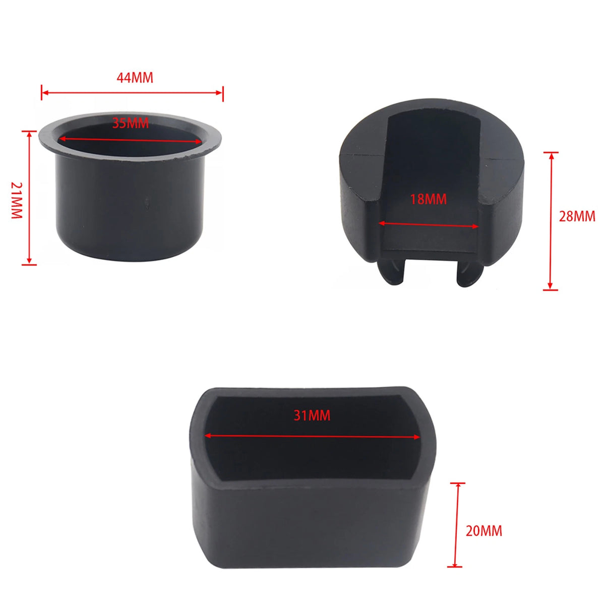4PCS Tailgate Hinge Pivot Bushing Insert Kit Fit for Dodge Ram 1500 2500 3500