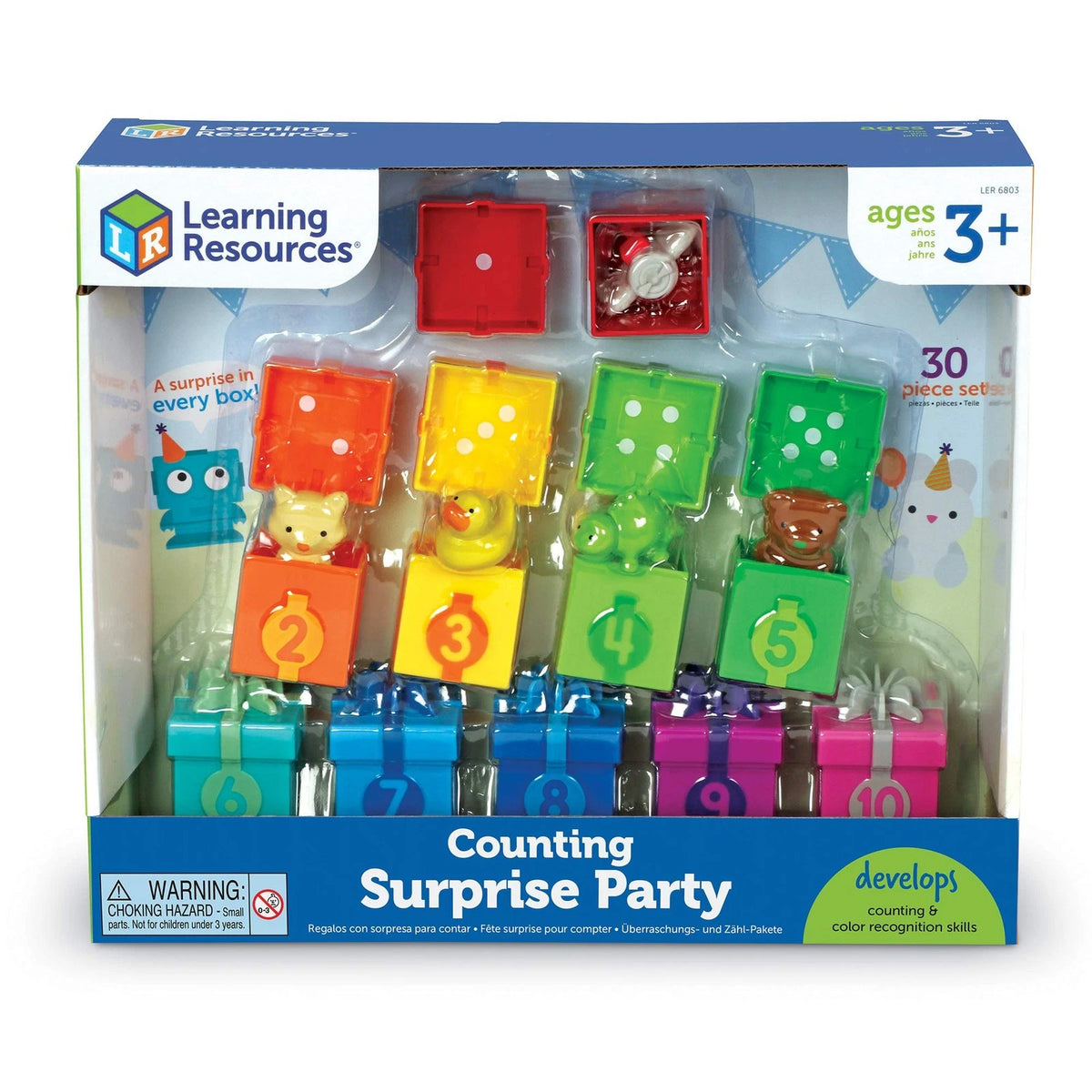 Learning Resources Counting Surprise Party - Toddler Medium, Multi-color