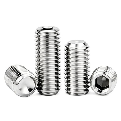 M5x8mm Set Screws,60Pcs Allen Head Screws with Hex Wrench M5-0.8x8mm(60Pcs)