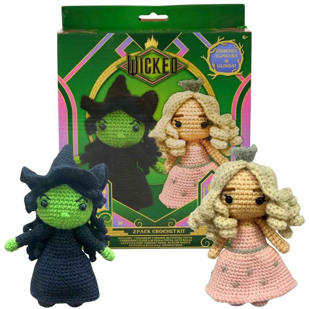 Innovative Designs Wicked Crochet Kit for Small, Elphaba and Glinda
