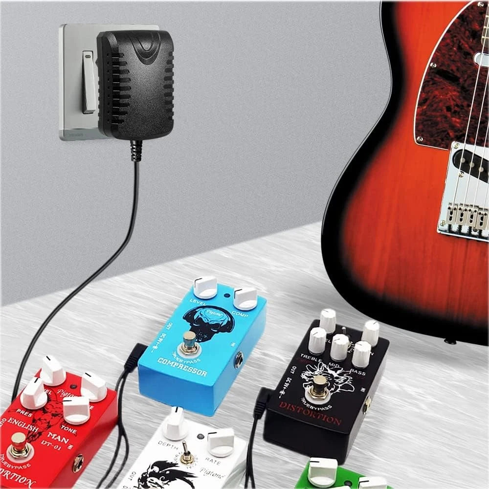 9V DC 1A Power Supply Adapter for Guitar Effects Pedal Center 9V1A adaper