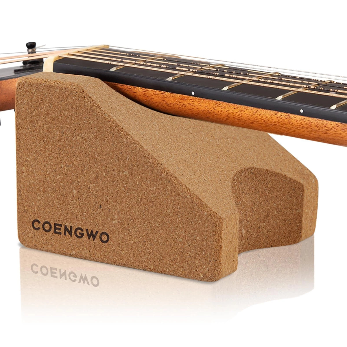 COENGWO Guitar Neck Rest, Cradle Support Pillow Standard, Cork