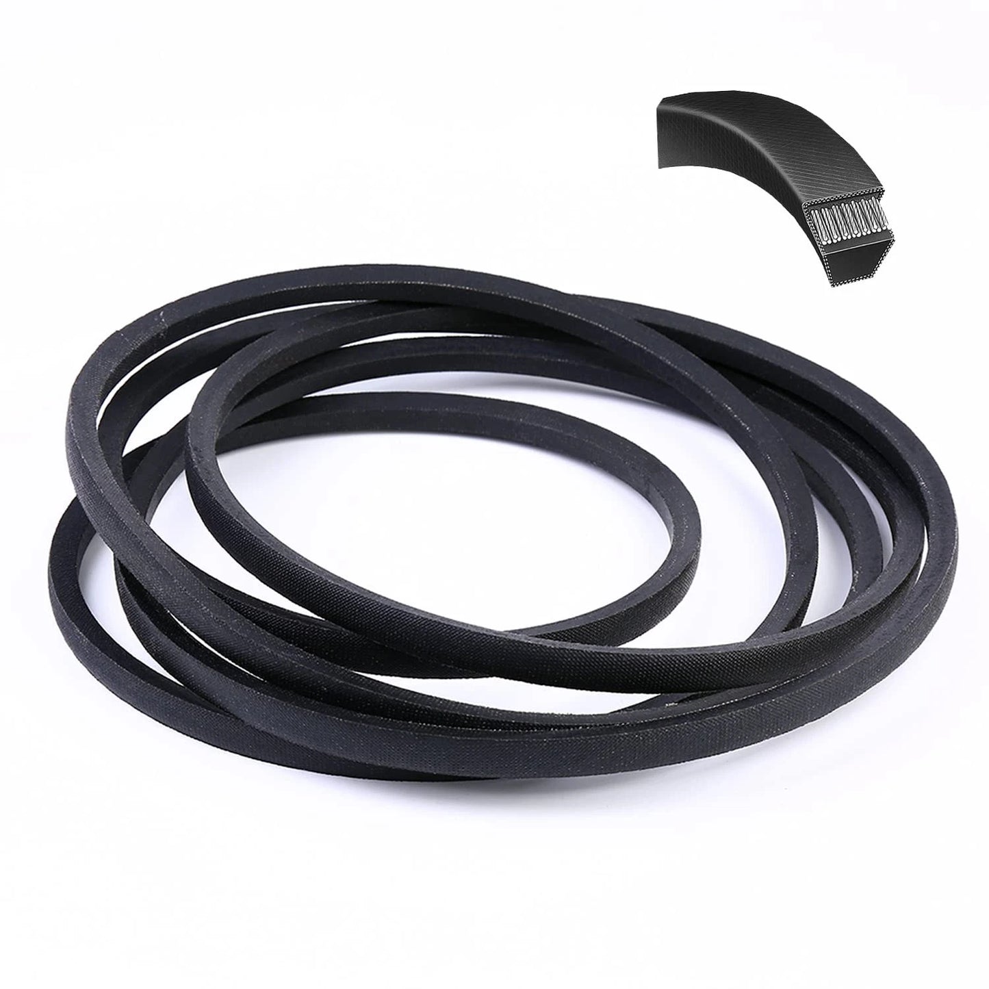 5/8" X 140 3/4" Deck Belt for Hustler 791988,Hustler x 140 3/4", Black