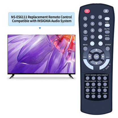Replacement Remote Control For INSIGNIA DAV8611 Audio System NS-A3111
