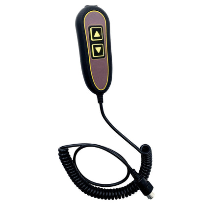 Kariwust 2 Button 5 Pin Remote ZK1200-HC Hand Control Small, Black