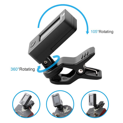 BROTOU Guitar Tuner Clip-On Digital JT-01 Tuner+Capo, Tuner+Cpao