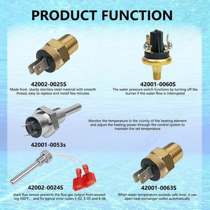 ZAIGANMA Pool Heater Repair Kit 42002-0024S heater repair 5 kit