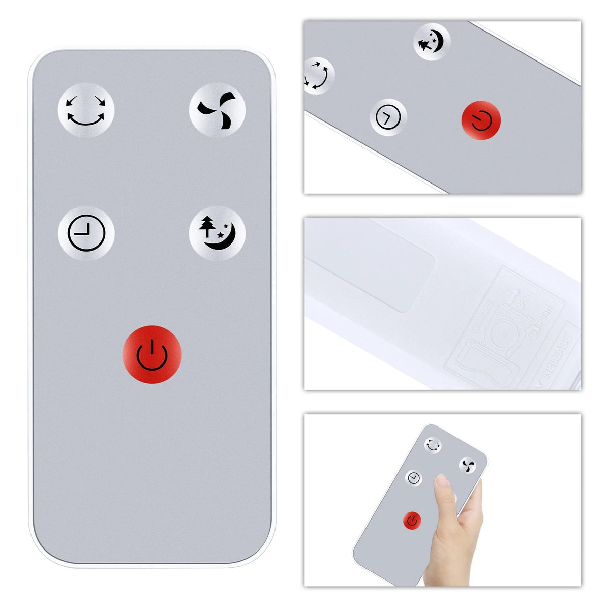 Remote Control For LIPETY Portable Foldable Rechargeable Oscillating Fan F9