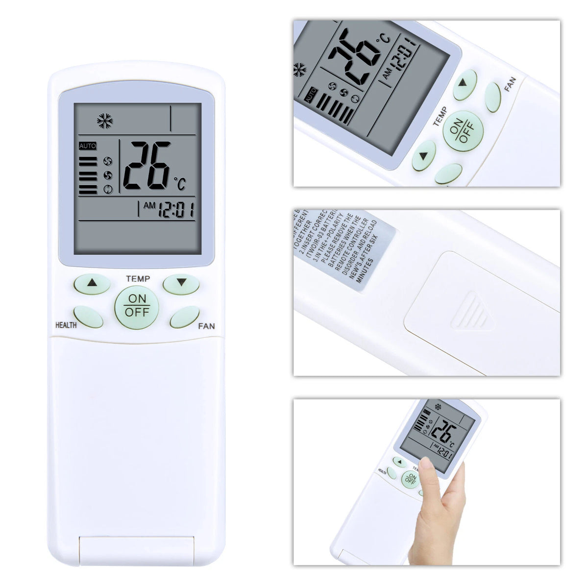 AC Remote Control Replacement For Haier YR-H17 YR-H16 AC Air Conditioner