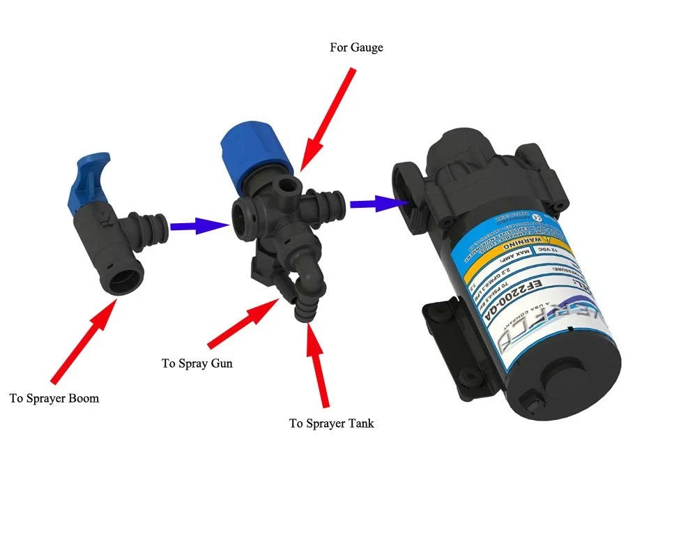 Valley Industries 34-140118-CSK Universal Broadcast Sprayer Pressure Black