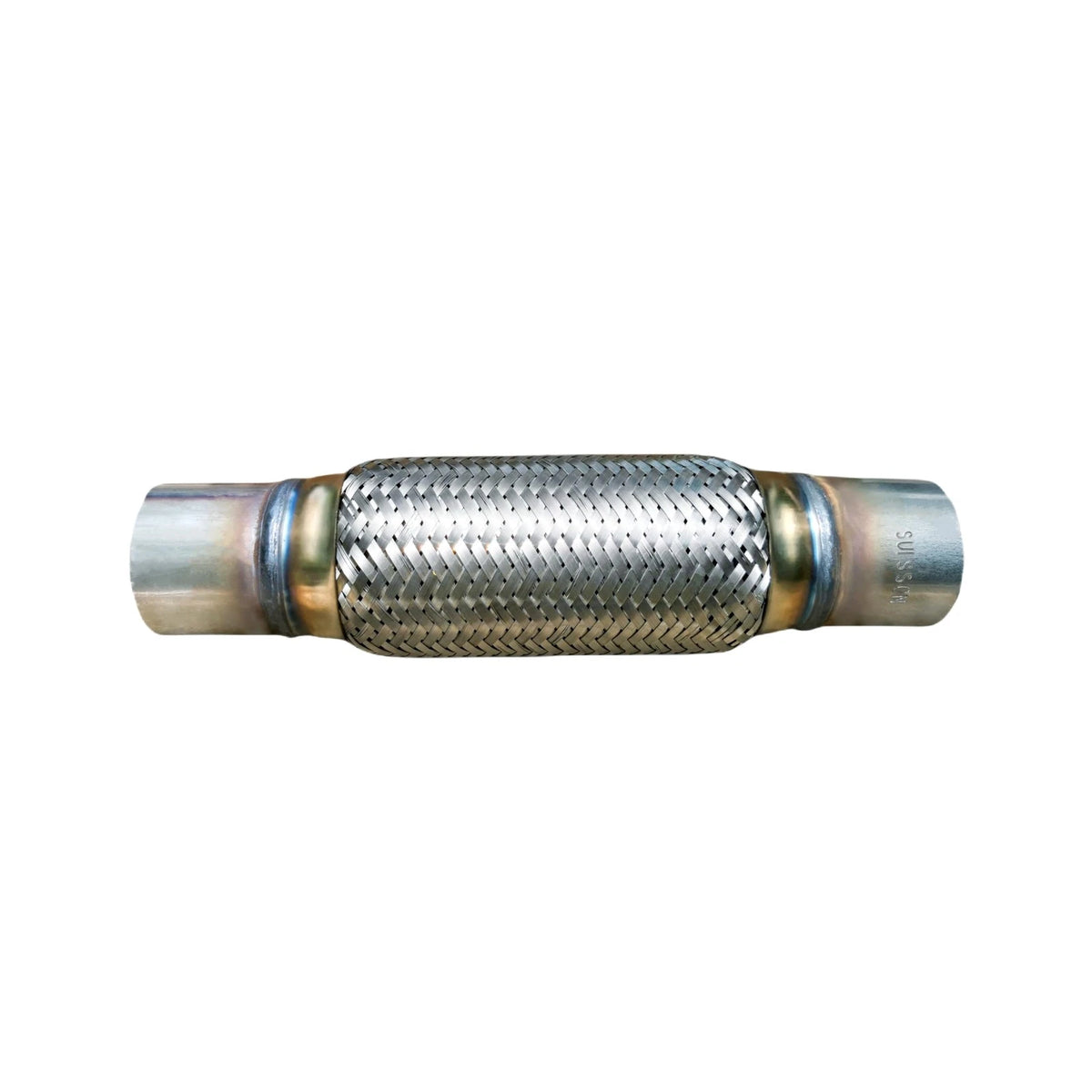 SUISFLXGRO Exhaust Flex Pipe Universal Type  Stainless Steel 2.25X8X12