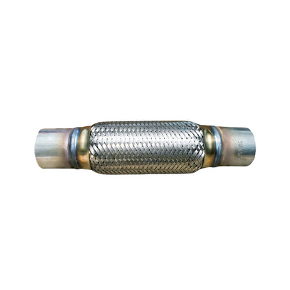 SUISFLXGRO Exhaust Flex Pipe Universal Type  Stainless Steel 2.25X8X12