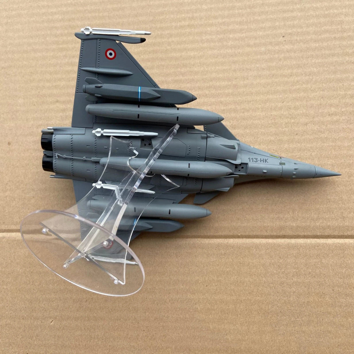 1/72 French Air Force Rafale B Fighter Finished Alloy Model Airplane Toy Gift