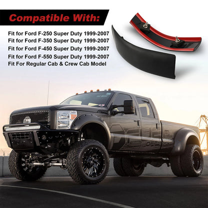 Upgraded Cab Corner Roof Molding Trim For 99-07 Ford Super Duty F250 F-350 F-450