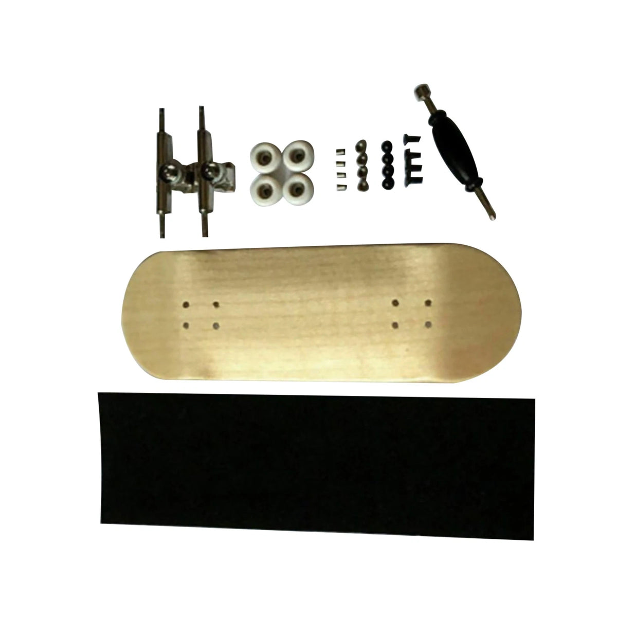 Wood Wooden Maple Deck Handmade Fingerboard Finger Skateboard Pro Set