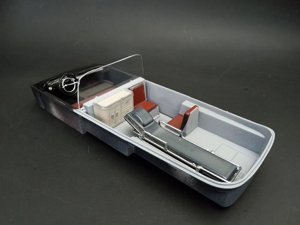 AMT 1959 Cadillac 1:25 scale, White, Clear, Transparent Red, Chrome-plated