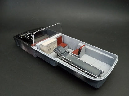 AMT 1959 Cadillac 1:25 scale, White, Clear, Transparent Red, Chrome-plated