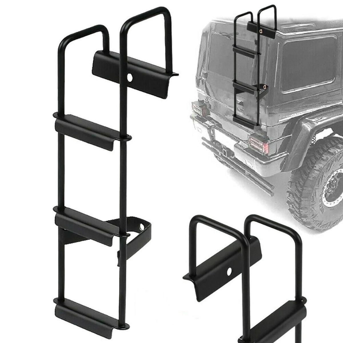 Steel Dump Ladder Stairs with Screws & Nuts for Tamiya Tractor Truck 1/14 RC Car