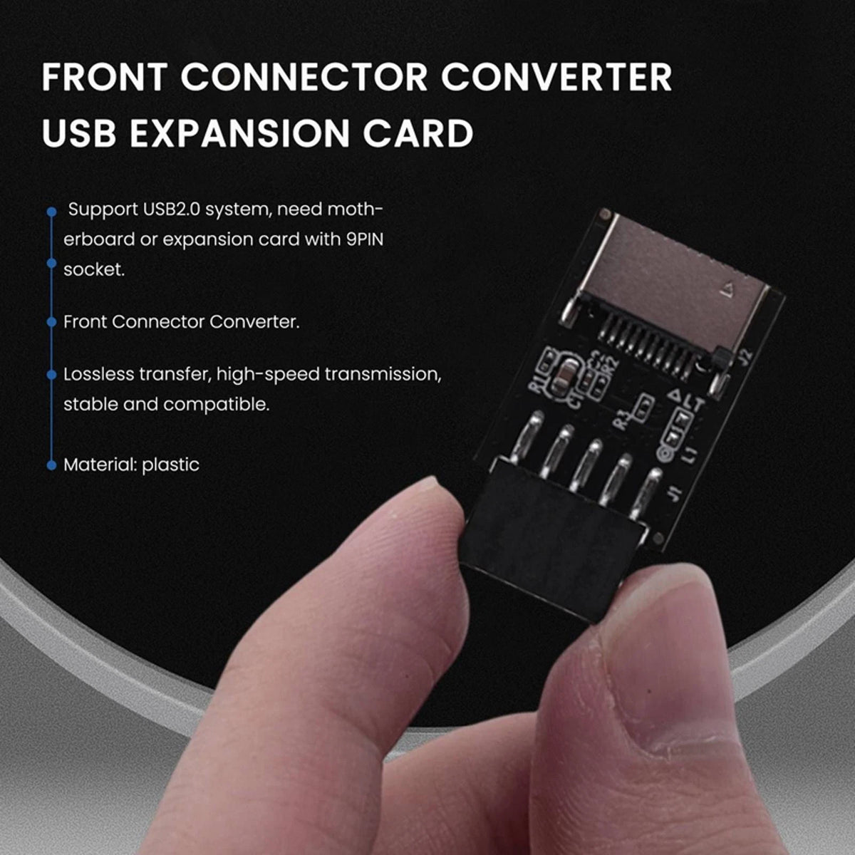 Motherboard USB2.0 to TYPE-C A-KEY Connector Converter Adapter Extender Card F