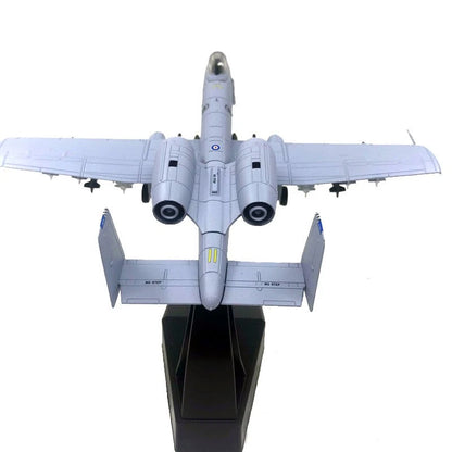 1/100 A-10 Attack Aircraft Thunderbolt II Fighter Alloy Plane Model Scene Gift