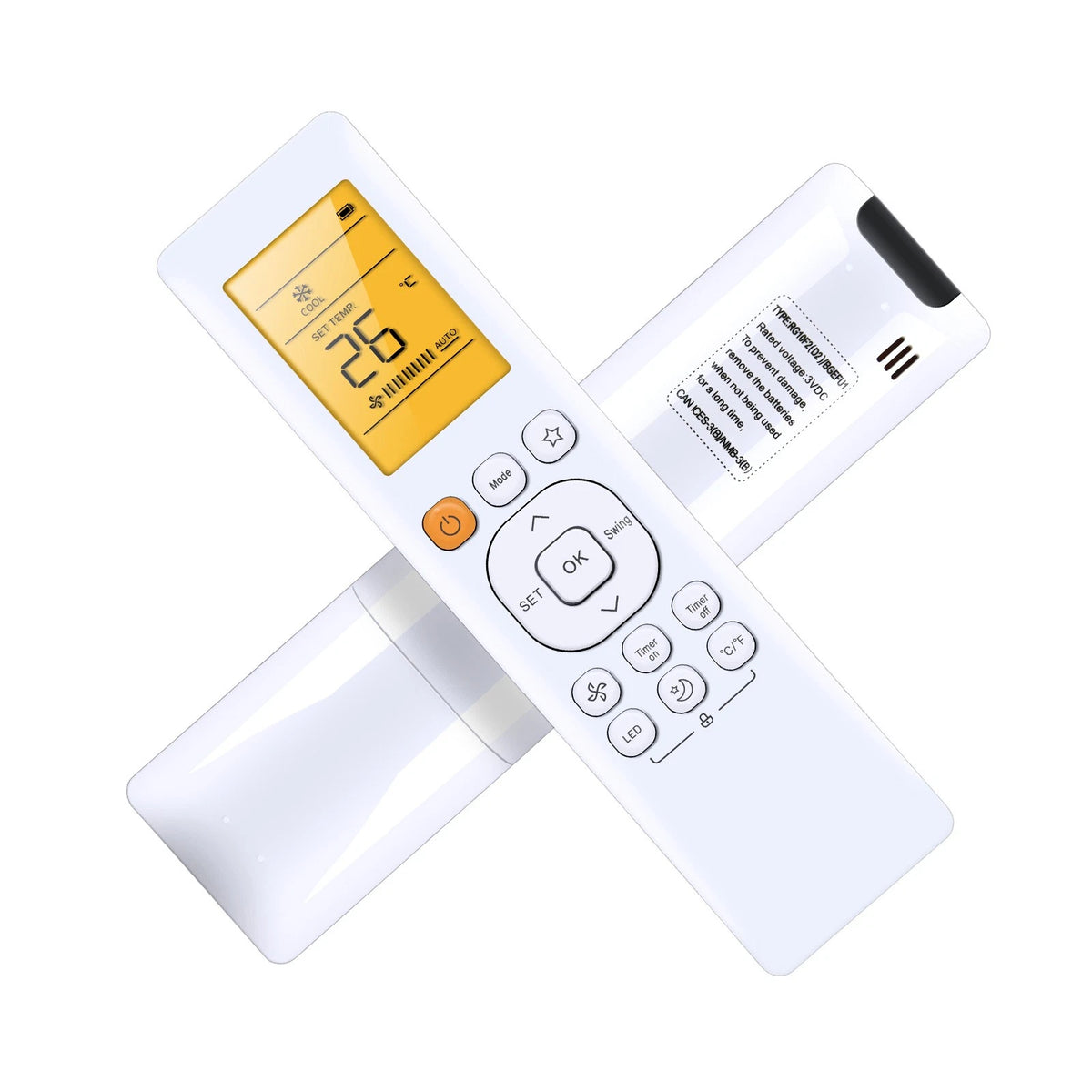 Replace Remote Control For midea COMFORT-AIRE RG10G(D2)/BGEFU1 RG10F2(D2)/BGEFU1