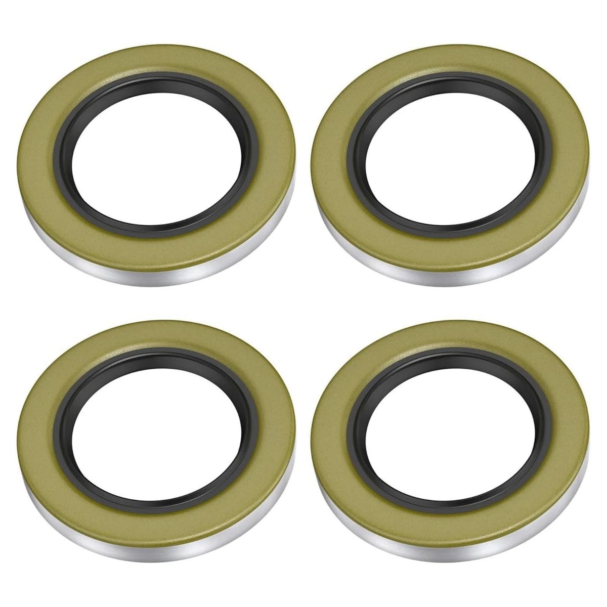 4PCS Trailer Hub Grease Seals Repair Compatible For 5200-7000 lb Trailer Axle