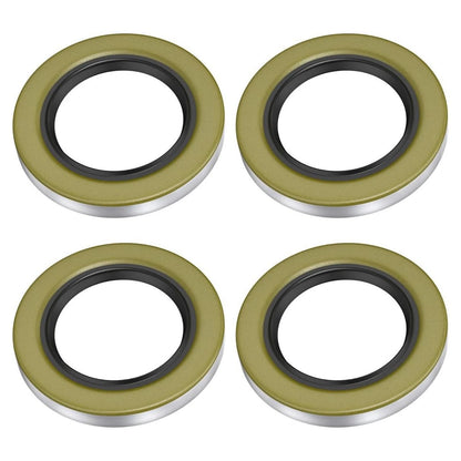 4PCS Trailer Hub Grease Seals Repair Compatible For 5200-7000 lb Trailer Axle
