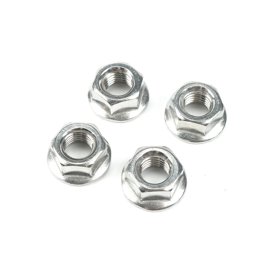 Exhaust Flange Install Kit Pair Flanges Gaskets C-Clips Nuts Washers for Harley