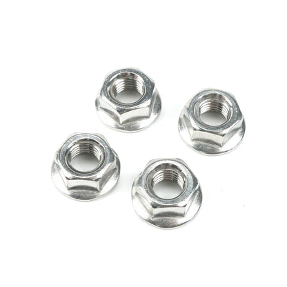 Exhaust Flange Install Kit Pair Flanges Gaskets C-Clips Nuts Washers for Harley