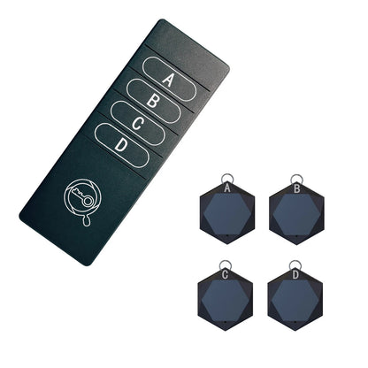 4-in-1 Key Finder Wireless Alarm Anti Lost Key Wallet Tag Tracker Accessories