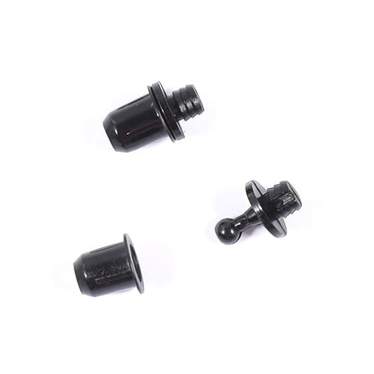 UtySty 12 Pairs Speaker Grill Guide Pegs Kit Snap Fastener Fixing Black