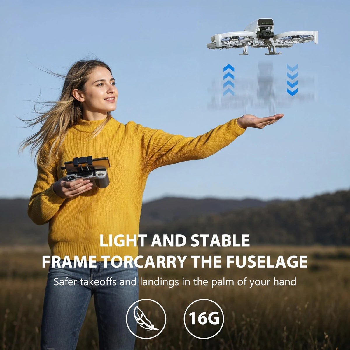 Landing Gear for DJI Flip Drone Accessories, Foldable Height Extended Leg...