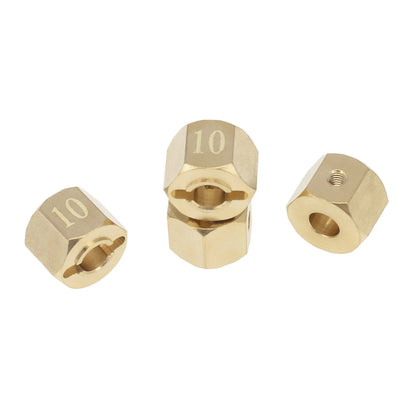 4x Wheel Hex Hub 10mm For Axial SCX10 90046 RR10 RGT 86100 MST GEN 8 RC Crawler-